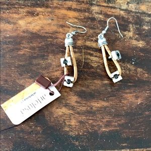 Artelusa Cork and Silver Earrings Made in Portugal